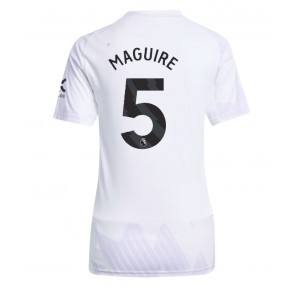 Manchester United Harry Maguire #5 Replika Bortatröja Damer 2025-26 Kortärmad